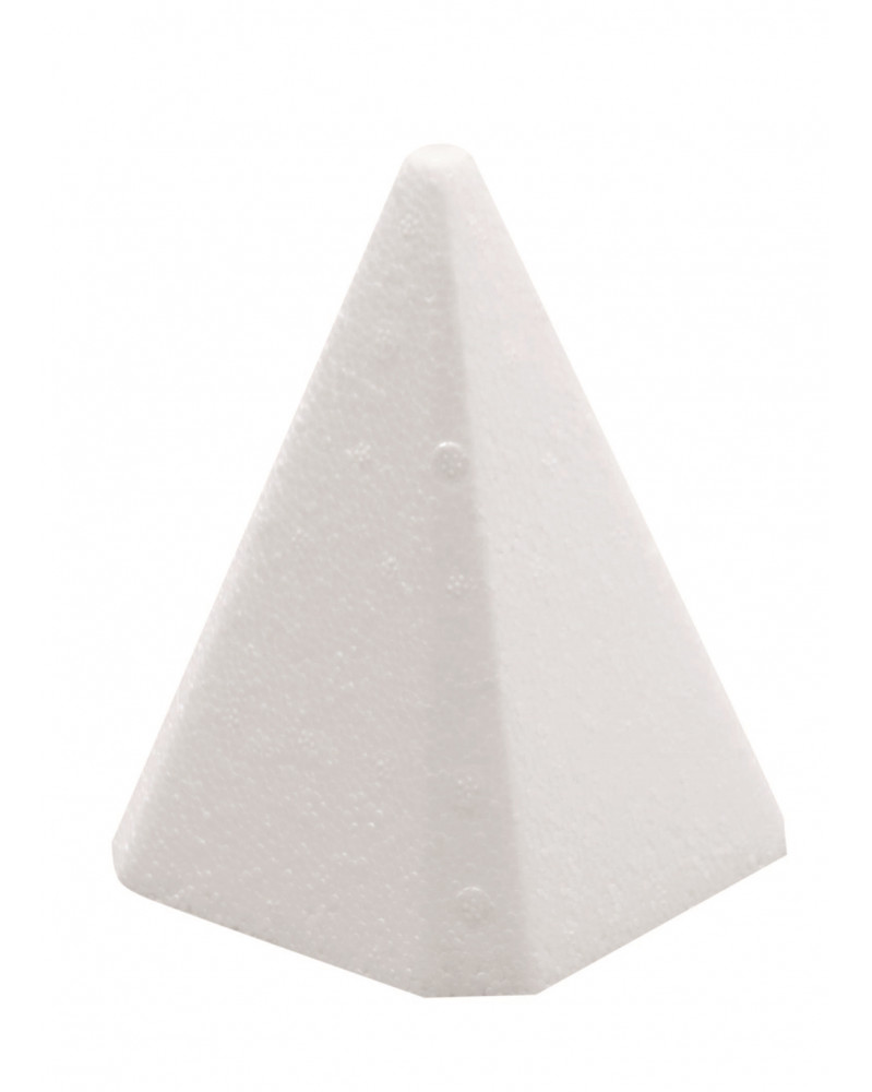 Styrofoam pyramid 12cm